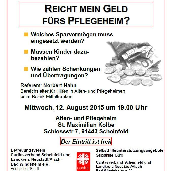 REICHT MEIN GELD FÜRS PFLEGEHEIM?